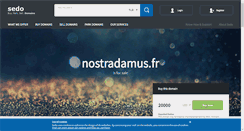 Desktop Screenshot of nostradamus.fr