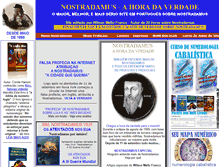 Tablet Screenshot of nostradamus.net.br